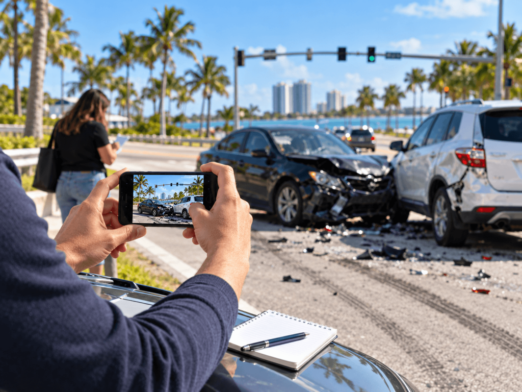 Documenting a Coastal Car Crash